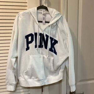 PINK Victoria's Secret White Hoodie